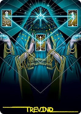 Image for Strategic Planning Art Card (Gold-Stamped Signature) (68) (Art Series: Strixhaven) - Magic: The Gathering