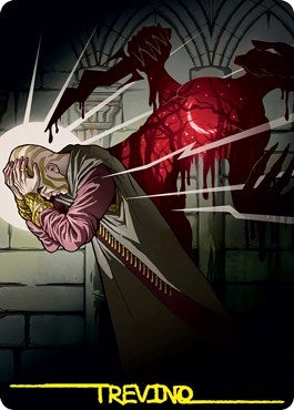 Image for Agonizing Remorse Art Card (Gold-Stamped Signature) (70) (Art Series: Strixhaven) - Magic: The Gathering