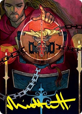 Image for Sign in Blood Art Card (Gold-Stamped Signature) (72) (Art Series: Strixhaven) - Magic: The Gathering