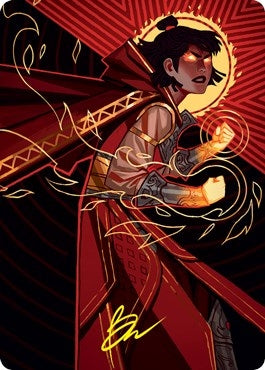 Image for Infuriate Art Card (Gold-Stamped Signature) (75) (Art Series: Strixhaven) - Magic: The Gathering