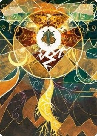 Image for Lightning Bolt Art Card (76) (Art Series: Strixhaven) - Magic: The Gathering