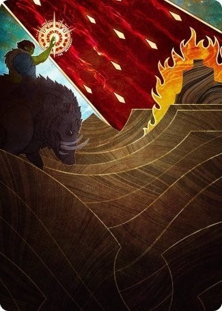 Image for Stone Rain Art Card (77) (Art Series: Strixhaven) - Magic: The Gathering