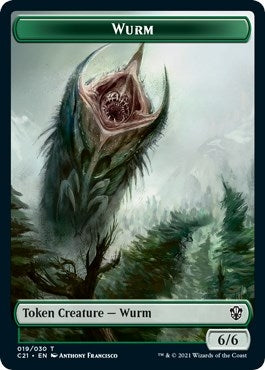Image for Wurm // Kraken Double-Sided Token (19 // 4) (Commander 2021) - Magic: The Gathering