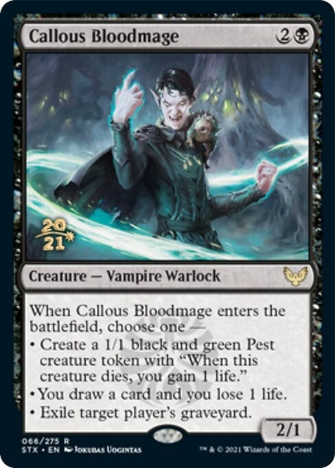 Image for Callous Bloodmage (66) (Prerelease Cards) - Magic: The Gathering