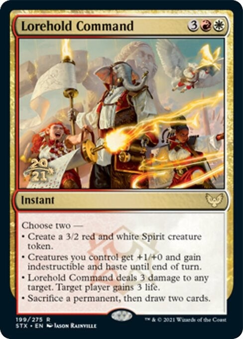 Image for Lorehold Command (199) (Prerelease Cards) - Magic: The Gathering
