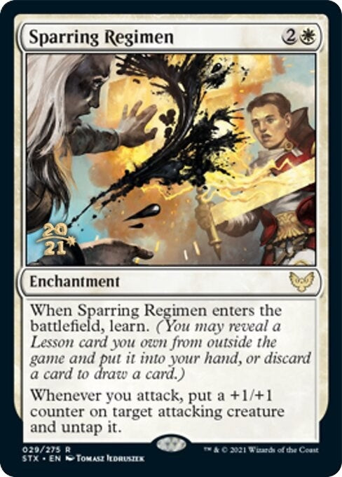 Image for Sparring Regimen (29) (Prerelease Cards) - Magic: The Gathering