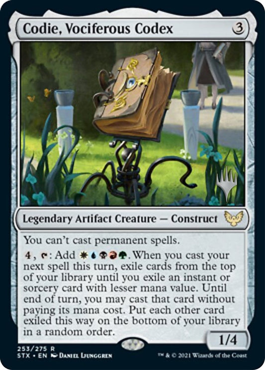 Image for Codie, Vociferous Codex (253) (Promo Pack: Strixhaven) - Magic: The Gathering
