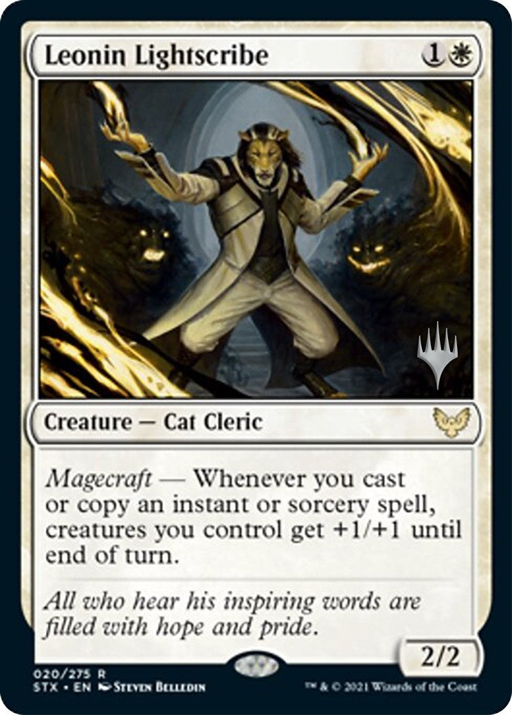 Image for Leonin Lightscribe (20) (Promo Pack: Strixhaven) - Magic: The Gathering