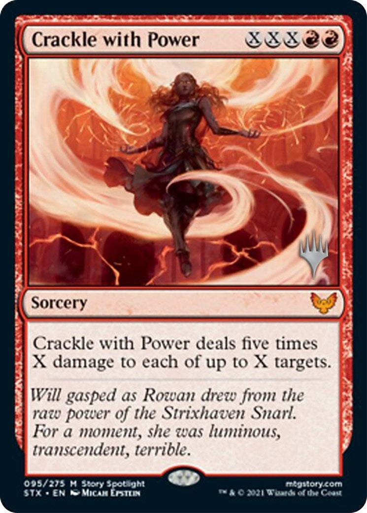 Image for Crackle with Power (95) (Promo Pack: Strixhaven) - Magic: The Gathering