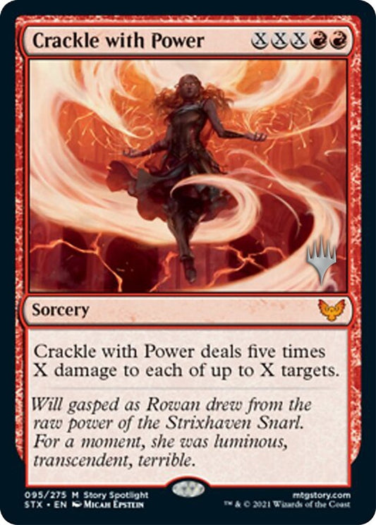Image for Crackle with Power (95) (Promo Pack: Strixhaven) - Magic: The Gathering