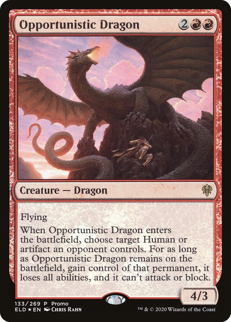 Image for Opportunistic Dragon (133) (Media Promos) - Magic: The Gathering