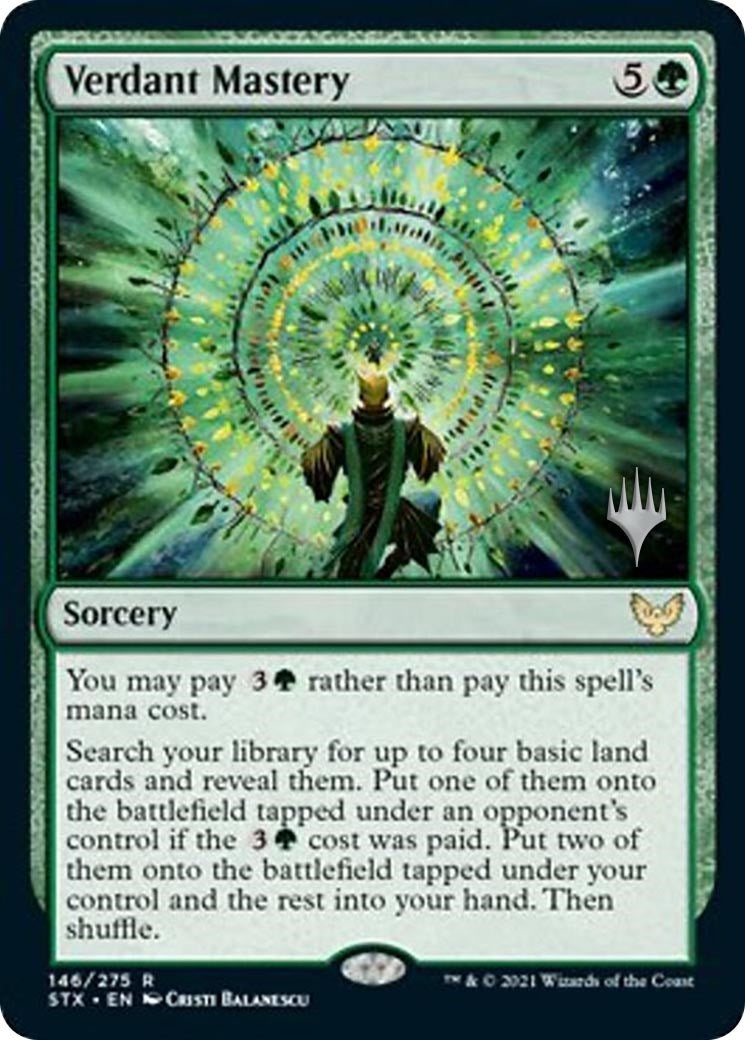 Image for Verdant Mastery (146) (Promo Pack: Strixhaven) - Magic: The Gathering