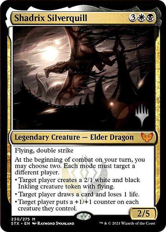Image for Shadrix Silverquill (230) (Promo Pack: Strixhaven) - Magic: The Gathering