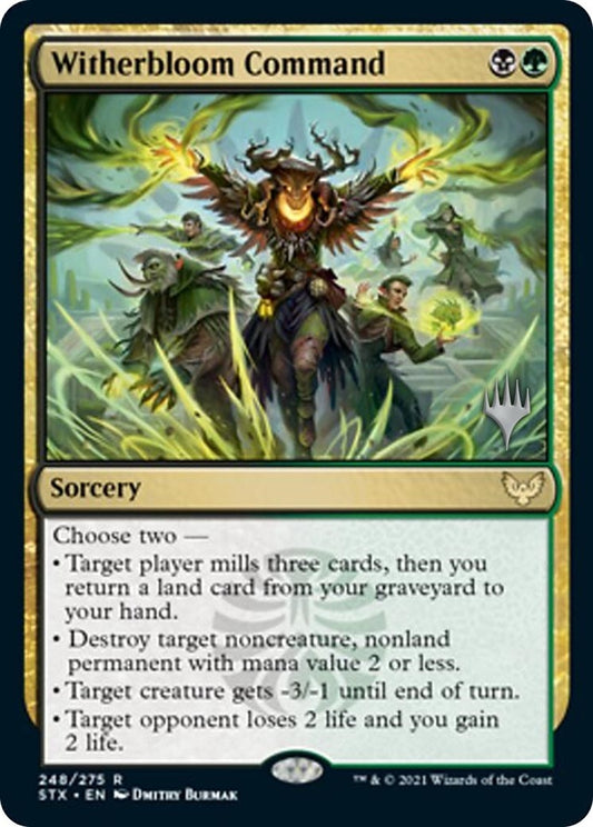 Image for Witherbloom Command (248) (Promo Pack: Strixhaven) - Magic: The Gathering
