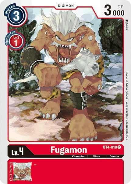 Image for Fugamon (BT4-010 C) (Great Legend) - Digimon Card Game