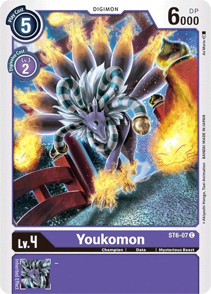 Image for Youkomon (ST6-07 C) (Starter Deck 06: Venomous Violet) - Digimon Card Game