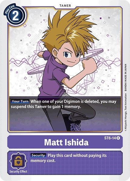 Image for Matt Ishida (ST6-14 R) (Starter Deck 06: Venomous Violet) - Digimon Card Game