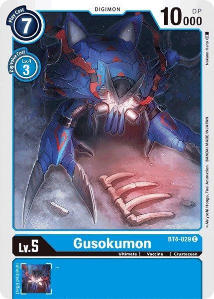 Image for Gusokumon (BT4-029 C) (Great Legend) - Digimon Card Game