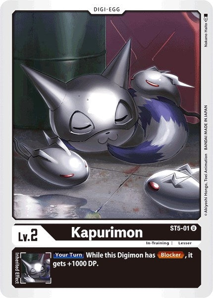 Image for Kapurimon (ST5-01 U) (Starter Deck 05: Machine Black) - Digimon Card Game