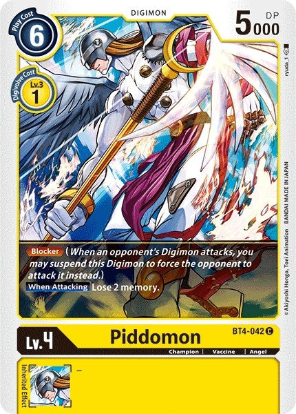 Image for Piddomon (BT4-042 C) (Great Legend) - Digimon Card Game