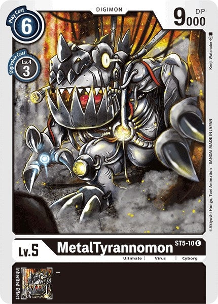 Image for MetalTyrannomon (ST5-10 C) (Starter Deck 05: Machine Black) - Digimon Card Game