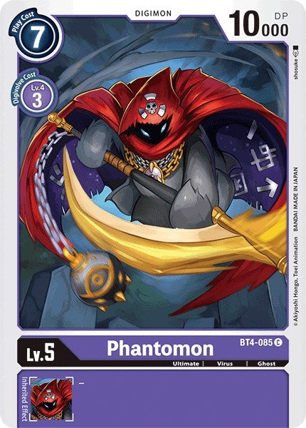 Image for Phantomon (BT4-085 C) (Great Legend) - Digimon Card Game