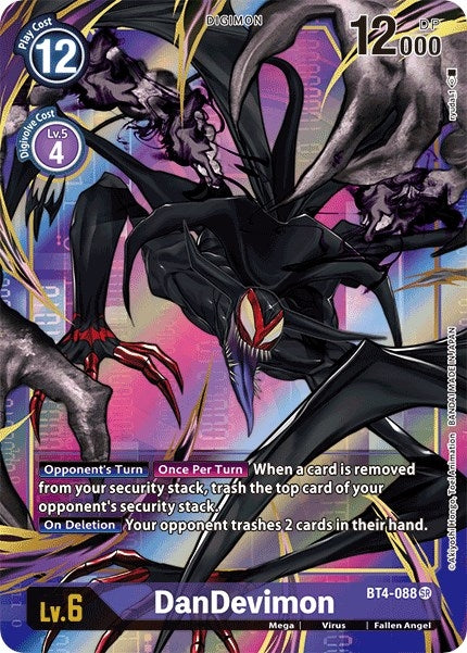 Image for DanDevimon (Alternate Art) (BT4-088 SR) (Great Legend) - Digimon Card Game
