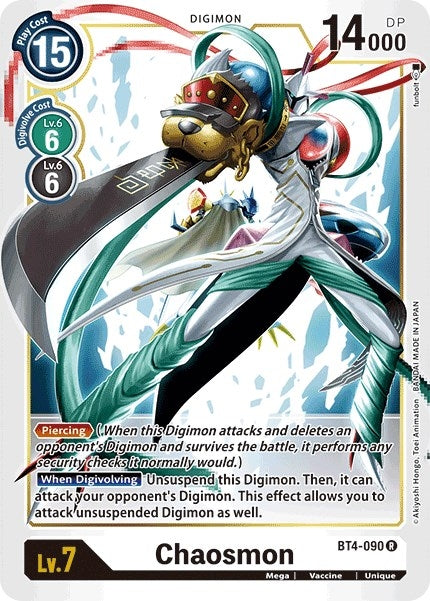 Image for Chaosmon (BT4-090 R) (Great Legend) - Digimon Card Game