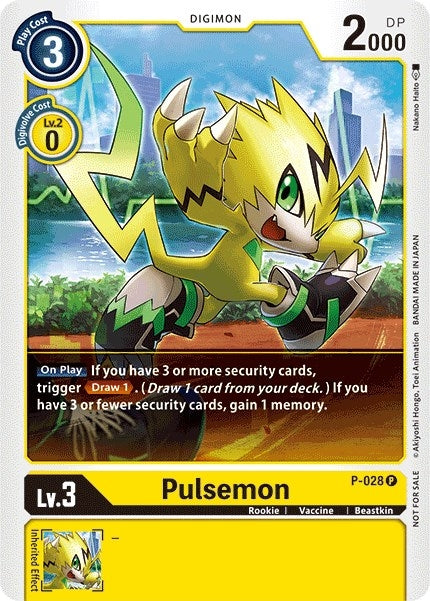 Image for Pulsemon - P-028 (P-028 P) (Digimon Promotion Cards) - Digimon Card Game