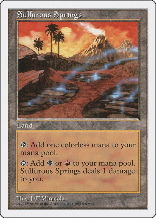 Image for Sulfurous Springs (Fifth Edition) - Magic: The Gathering