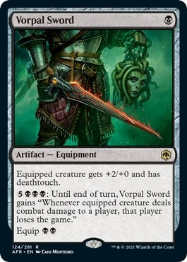 Image for Vorpal Sword (124) (Adventures in the Forgotten Realms) - Magic: The Gathering