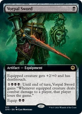 Image for Vorpal Sword (Extended Art) (377) (Adventures in the Forgotten Realms) - Magic: The Gathering