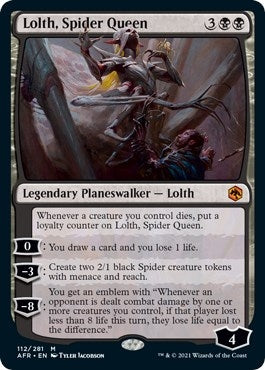 Image for Lolth, Spider Queen (112) (Adventures in the Forgotten Realms) - Magic: The Gathering