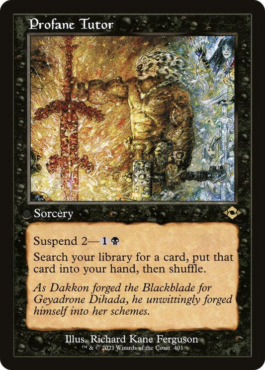 Image for Profane Tutor (Retro Frame) (401) (Modern Horizons 2) - Magic: The Gathering