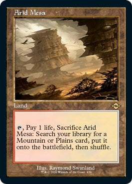 Image for Arid Mesa (Retro Frame) (Foil Etched) (436) (Modern Horizons 2) - Magic: The Gathering