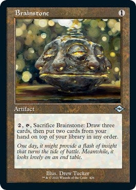 Image for Brainstone (Retro Frame) (Foil Etched) (426) (Modern Horizons 2) - Magic: The Gathering