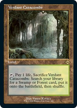 Image for Verdant Catacombs (Retro Frame) (Foil Etched) (440) (Modern Horizons 2) - Magic: The Gathering