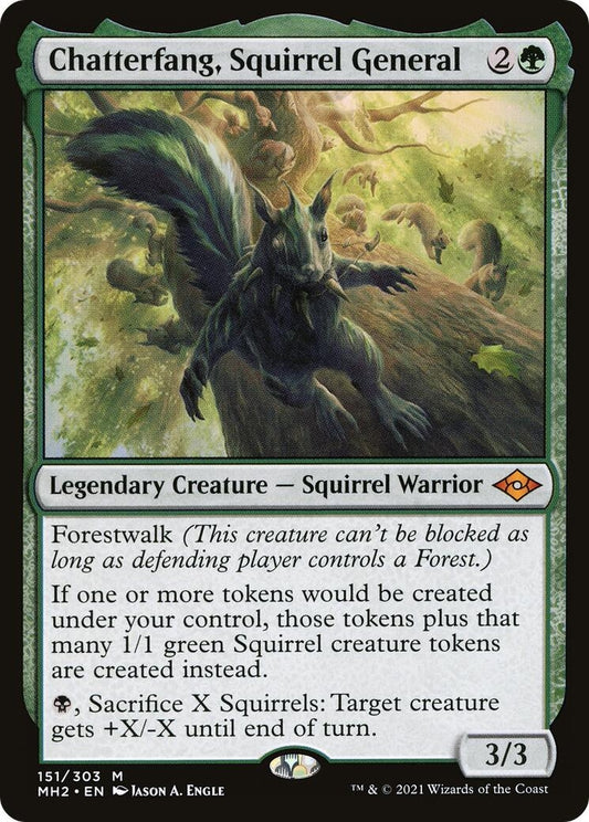 Image for Chatterfang, Squirrel General (151) (Modern Horizons 2) - Magic: The Gathering