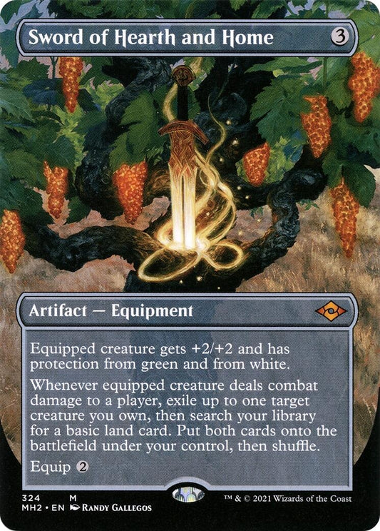 Image for Sword of Hearth and Home (Borderless) (324) (Modern Horizons 2) - Magic: The Gathering