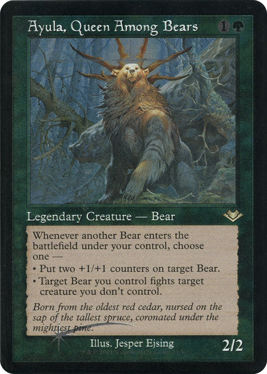 Image for Ayula, Queen Among Bears (Retro Frame) (Foil Etched) (19) (Modern Horizons) - Magic: The Gathering