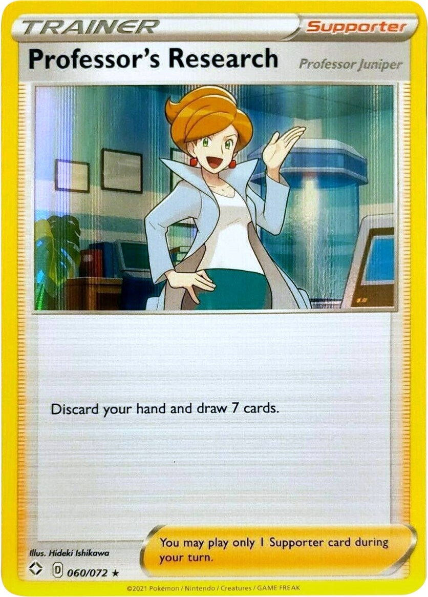 Image for Professor's Research - 060/072 (Holofoil) (060/072) (Deck Exclusives) - Pokemon