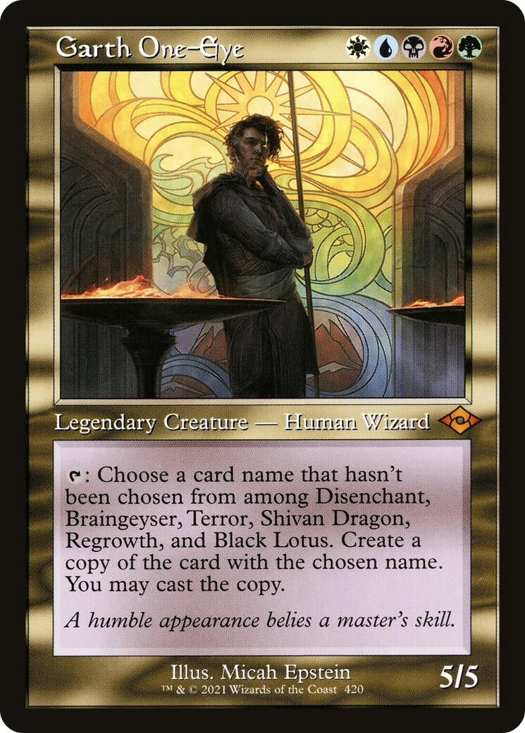 Image for Garth One-Eye (Retro Frame) (420) (Modern Horizons 2) - Magic: The Gathering