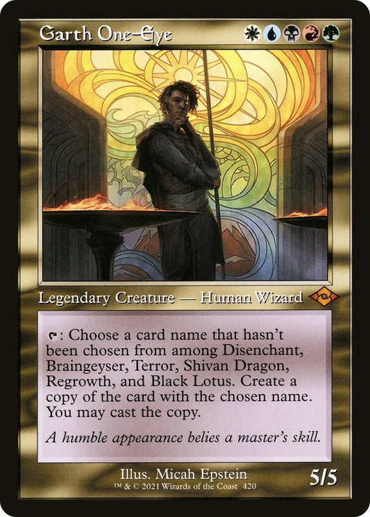 Image for Garth One-Eye (Retro Frame) (420) (Modern Horizons 2) - Magic: The Gathering