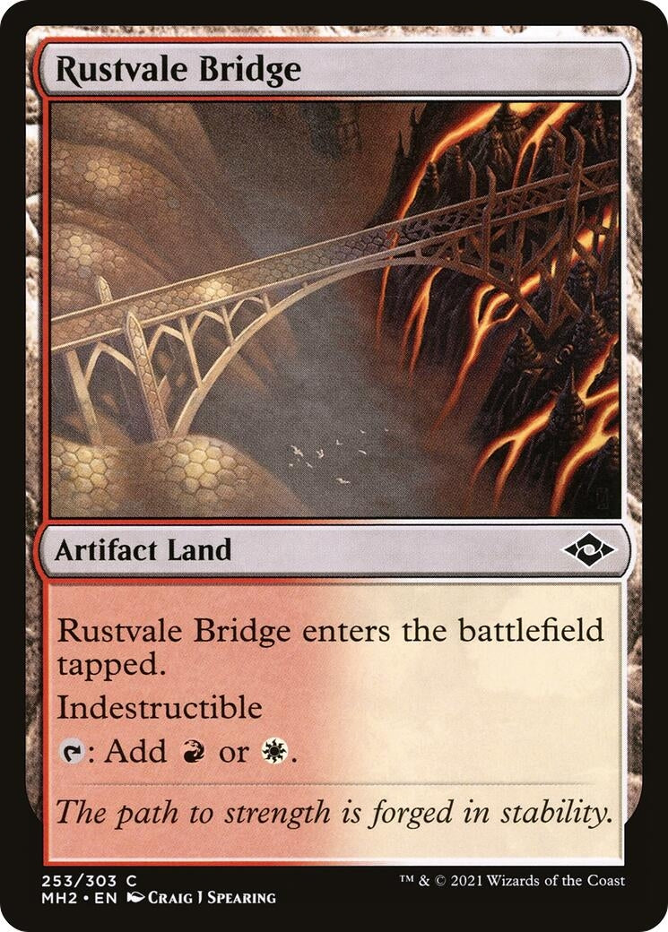 Image for Rustvale Bridge (253) (Modern Horizons 2) - Magic: The Gathering