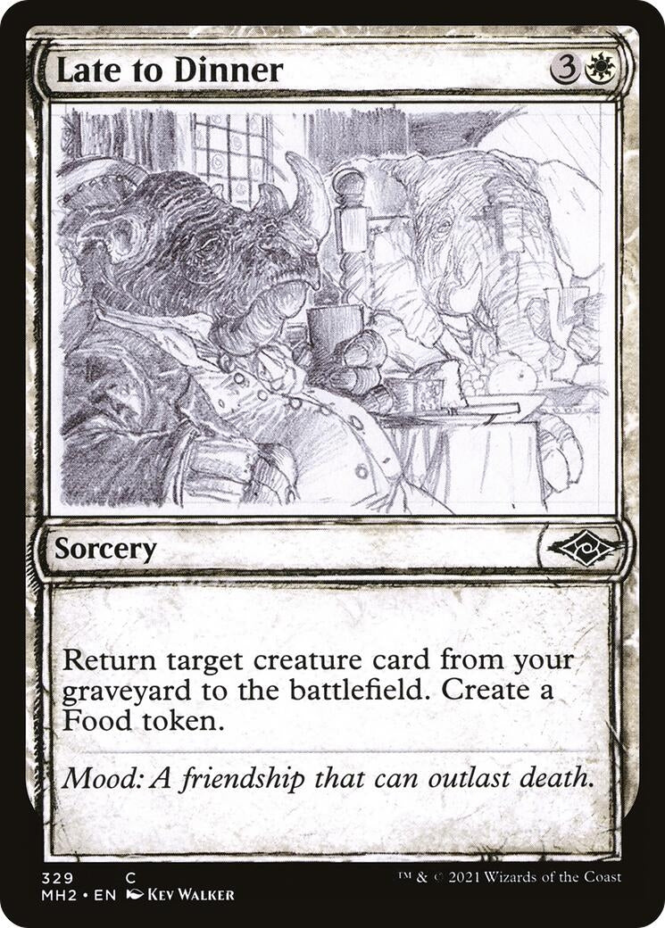 Image for Late to Dinner (Showcase) (329) (Modern Horizons 2) - Magic: The Gathering
