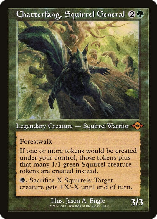 Image for Chatterfang, Squirrel General (Retro Frame) (410) (Modern Horizons 2) - Magic: The Gathering