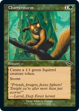Image for Chatterstorm (Retro Frame) (Foil Etched) (411) (Modern Horizons 2) - Magic: The Gathering