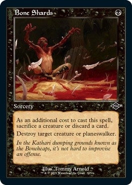 Image for Bone Shards (Retro Frame) (Foil Etched) (395) (Modern Horizons 2) - Magic: The Gathering