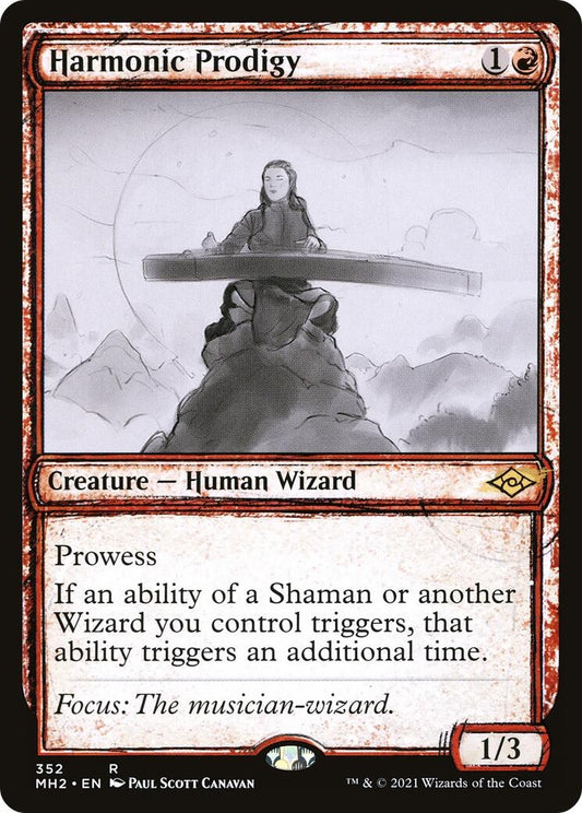 Image for Harmonic Prodigy (Showcase) (352) (Modern Horizons 2) - Magic: The Gathering