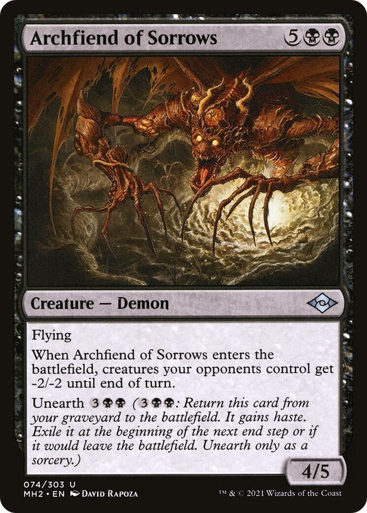 Image for Archfiend of Sorrows (74) (Modern Horizons 2) - Magic: The Gathering